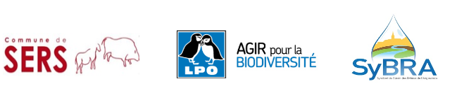 Logo commune de Sers, LPO et SYBRA